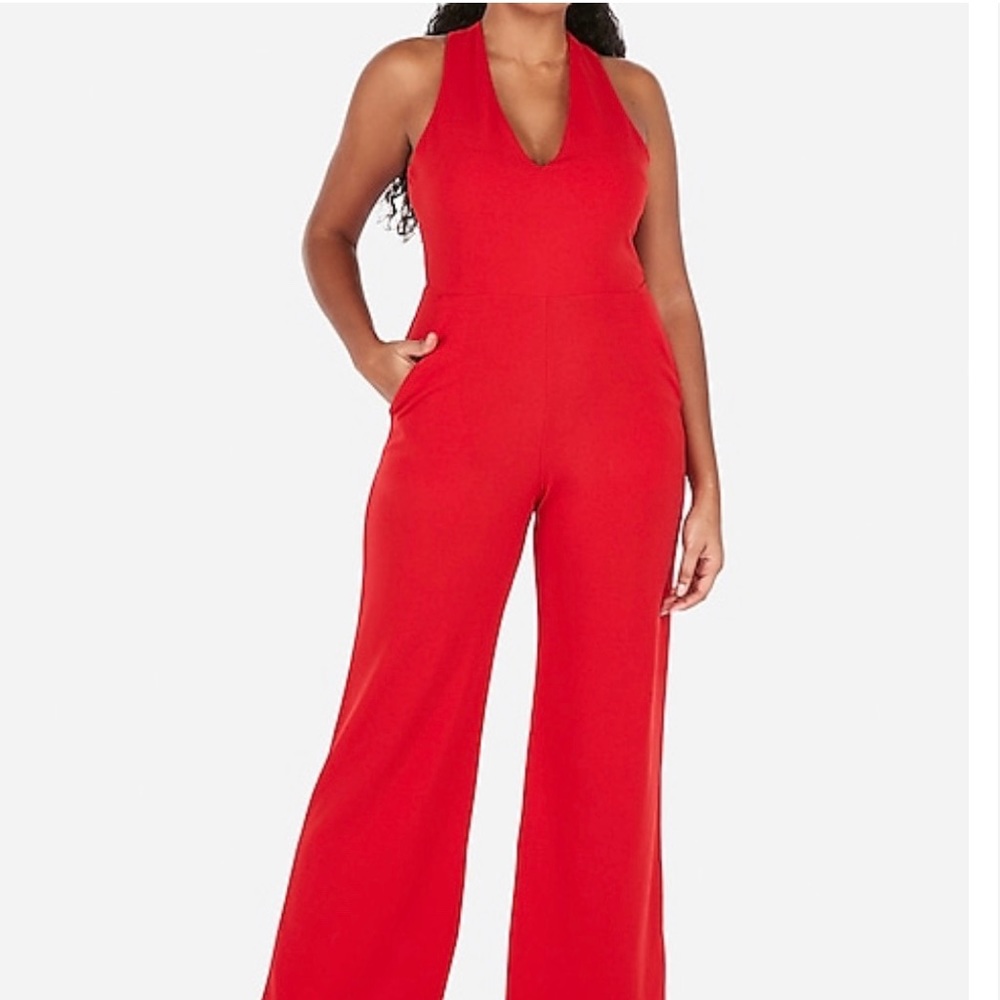 ✨Wide Leg Cross Back Jumpsuit✨
